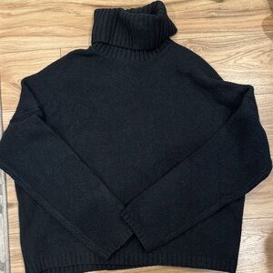 Abercrombie & Fitch Black Turtleneck Sweater